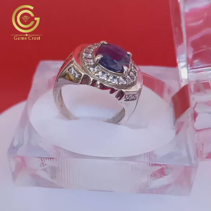 Blue sapphire Ring (9 g)