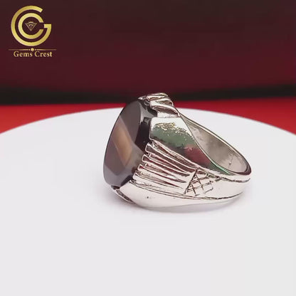 Sulemani Agate (Plate) Ring