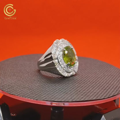 Men's Peridot ring