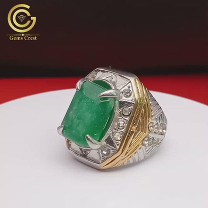 Zambian Emerald Ring