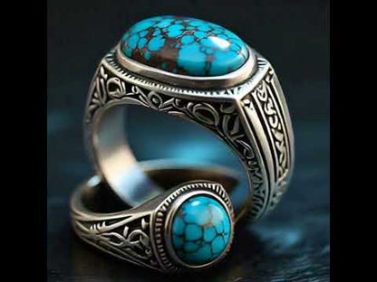 Blue Turquoise Ring