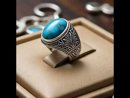 Blue Turquoise Ring