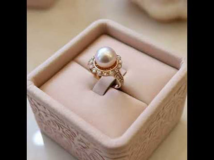 Women's pearls ring