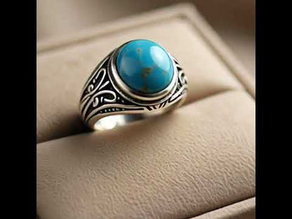Blue Turquoise Ring