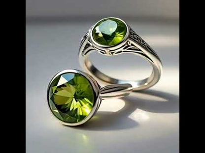 Women's peridot Rings