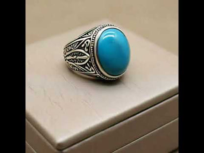 Blue Turquoise Ring