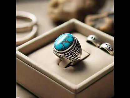 Blue Turquoise Ring