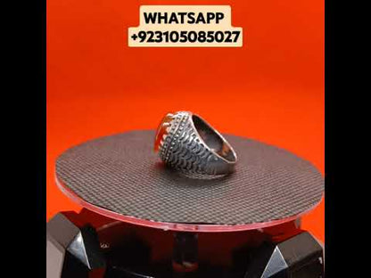 Men's yameni agate ring