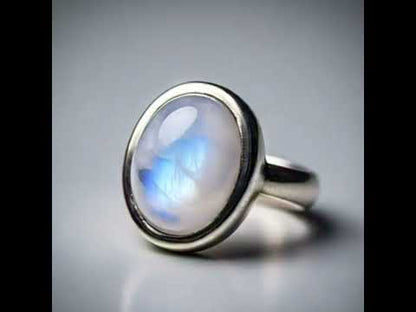 Men's moonstone Ring