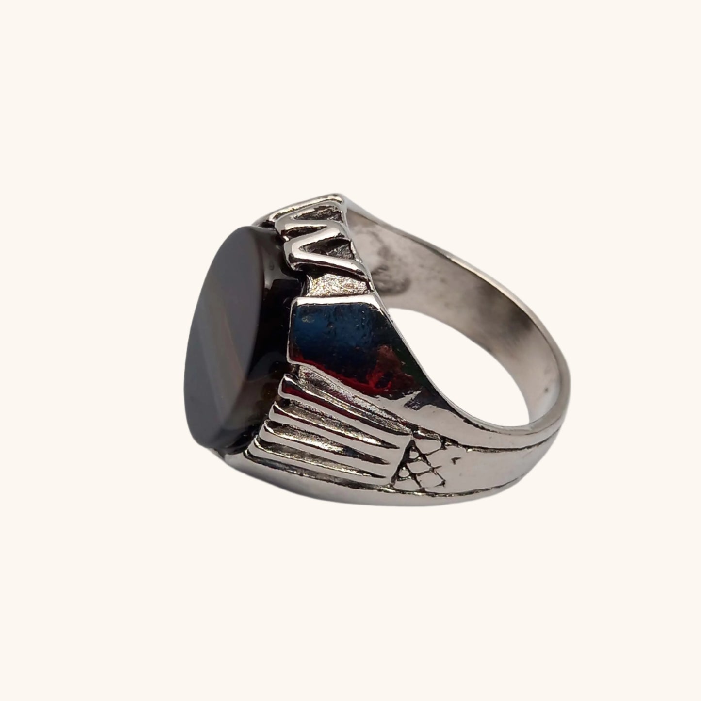 Sulemani Agate (Plate) Ring