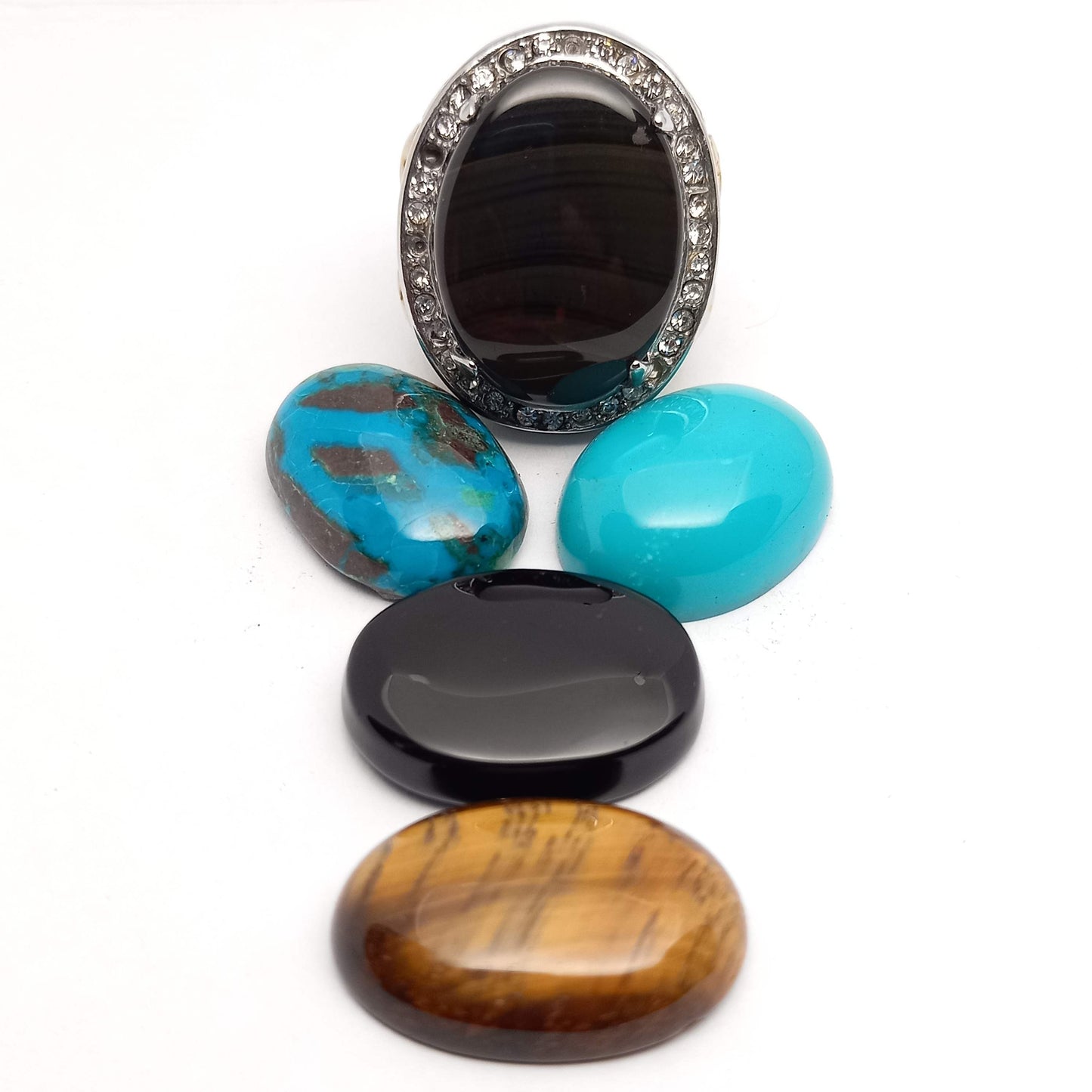 Black Agate Ring
