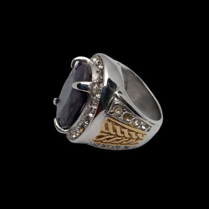 Dark blue Sapphire Ring