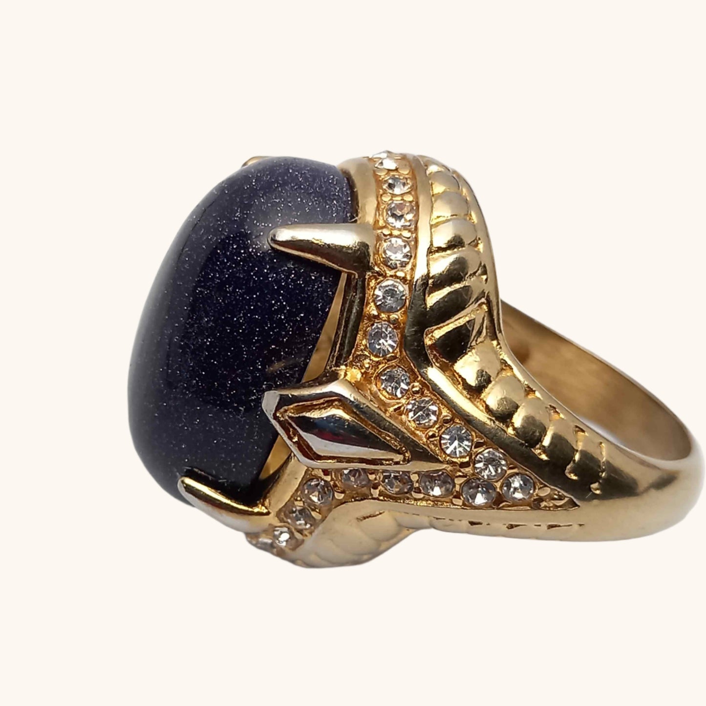 Blue Sunstone Ring